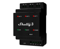 Shelly 3-kanałowy przekaźnik na szynę DIN Pro 3 WIFI - 1268513 - zdjęcie 1
